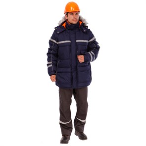 Куртка утепленная «Аляска» мужская темно-синий - фото 8048