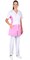 Блуза СИРИУС-ЕВА женская белая с розовым - фото 13990