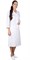 Халат СИРИУС-НИКА женский белый с бирюзовым - фото 14043