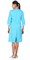 Халат СИРИУС-МАРЛЕН женский бирюзовый со светло-бирюзовым - фото 14299