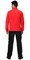 Куртка флисовая красная - фото 14356