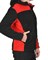 Куртка флисовая СИРИУС-ТЕХНО (флис дублированный) черная с красным - фото 14451