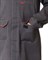 Халат СИРИУС-ФЛОРИДА мужской серый с красным - фото 14850