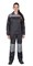 Костюм СИРИУС-ФАВОРИТ женский куртка, брюки  т.серый со св.серым - фото 14886