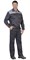Костюм СИРИУС-ФАВОРИТ куртка, брюки т.серый со св.серым - фото 15000