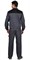 Костюм СИРИУС-ХОВАРД-МАСТЕР летний: куртка, брюки, темно-серый с черной и лимонной отделкой - фото 15010