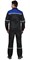 Костюм СИРИУС-МЕХАНИК куртка, брюки черный с васильковым и СОП - фото 15198