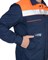 Костюм СИРИУС-МАСТЕР летний: куртка, полукомбинезон, темно-синий с оранжевой отделкой - фото 15321