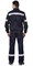Костюм СИРИУС-ПОЛИНОМ куртка, п/к синий с черным и оранжевым кантом, СОП 50мм - фото 15874