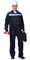 Костюм СИРИУС-СТАНДАРТ куртка, брюки т.синий с васильковым СОП 50 мм - фото 16068