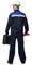 Костюм СИРИУС-СТАНДАРТ куртка, брюки т.синий с васильковым СОП 50 мм - фото 16069
