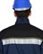 Куртка СИРИУС-БОСТОН т.синяя с васильковой и черной отделкой - фото 16407