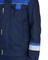 Куртка СИРИУС-БОСТОН т.синяя с васильковой и черной отделкой - фото 16409