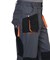 Брюки СИРИУС-МАНХЕТТЕН т.серый с оранж. и черным тк.  стрейч пл. 250 г/кв.м - фото 16579