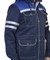 Костюм СИРИУС-ЛИДЕР куртка, п/к т.синий с васильком и молочным, СОП - фото 16608