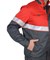 Костюм СИРИУС-НАВИГАТОР куртка, п/к серый с красным и СОП - фото 16944