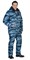 Костюм СИРИУС-БЕЗОПАСНОСТЬ зимний: куртка, п/комб. КМФ серый вихрь - фото 17267