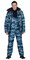 Костюм СИРИУС-БЕЗОПАСНОСТЬ зимний: куртка, п/комб. КМФ серый вихрь - фото 17268