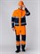 Костюм дорожник Сигнал-1 (тк.Балтекс,210) брюки, оранжевый/т.синий - фото 18122