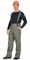 Костюм СИРИУС-КОБАЛЬТ куртка, брюки оливковый с темно-коричневым - фото 21887