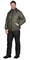 Куртка СИРИУС-ПРАГА-ЛЮКС короткая с капюшоном, оливковая - фото 22047