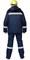 Костюм СИРИУС-БОСТОН куртка, п/к т.синий с васильковой и чёрной отд. - фото 22597