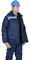 Куртка СИРИУС-БРИГАДИР мех. ворот, синяя с васильковым и СОП - фото 22796