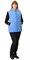 Жилет "СИРИУС-ЕВРОПА" удлиненный (на подкладке флис) голубой - фото 22933