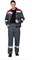 Костюм мужской "Пантеон СОП" тёмно-серый/красный (куртка и брюки) - фото 23760