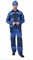 Костюм мужской "Бригадир 2" василёк/синий (куртка и полукомбинезон) - фото 23850