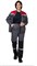 Костюм женский "Профессионал" серый/красный/чёрный (куртка и брюки) - фото 23872
