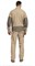 Костюм мужской "Suomi" бежевый/олива премиум для ИТР (куртка и брюки) - фото 24005