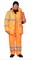 Костюм утепленный "Дорожник 2" 3 класс защиты оранжевый сигнальный - фото 27575