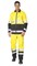 Костюм мужской летний "Спектр 2М" жёлтый/чёрный (куртка и полукомбинезон) - фото 27596