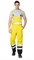 Костюм мужской летний "Спектр 2М" жёлтый/чёрный (куртка и полукомбинезон) - фото 27598