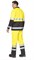 Костюм мужской летний "Спектр 2М" жёлтый/чёрный (куртка и полукомбинезон) - фото 27600