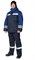 Костюм антистатический мужской утеплённый "Антистат" тёмно-синий/василёк (куртка и брюки) - фото 27688
