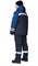 Костюм антистатический мужской утеплённый "Антистат" тёмно-синий/василёк (куртка и брюки) - фото 27690