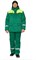 Костюм мужской утеплённый "Стройка" зелёный/лимонный/жёлтый (куртка и полукомбинезон) - фото 27752