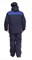 Костюм мужской утеплённый "Буря" синий (куртка и полукомбинезон) - фото 27889