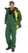 Костюм мужской утеплённый "Буря" зелёный (куртка и полукомбинезон) - фото 27894