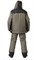 Костюм мужской утеплённый "Универсал" хаки/чёрный со съёмной подстежкой - фото 27955