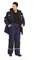 Костюм мужской утеплённый "Азимут" тёмно-синий/василёк (куртка и брюки) - фото 27980