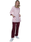 Костюм женский Вояж (тк.ТиСи), бордовый/розовый - фото 29228