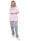 Женский костюм Ирис (ткань ТиСи), розовый/серый - фото 29241