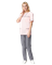 Женский костюм Ирис (ткань ТиСи), розовый/серый - фото 29243