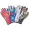 Цветные нейлоновые перчатки с нитриловым покрытием - фото 30099