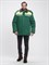 Куртка зимняя Бригада NEW (тк.Смесовая,210), зеленый/лимонный - фото 35578