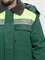 Куртка зимняя Бригада NEW (тк.Смесовая,210), зеленый/лимонный - фото 35583