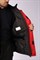 Куртка зимняя Европа (Дюспо), красный/черный - фото 35658